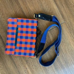 & other stories plaid / gingham cross body bag